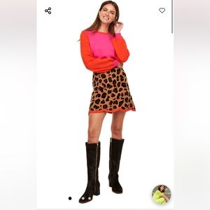 Never Fully Dressed Macy Animal Knit Dress
